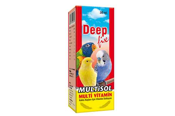 DeepFix Kuş Vitamini Multisol-12 Adet