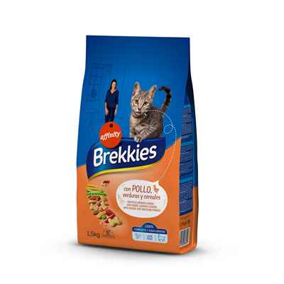 BREKKIES EXCEL CAT MIX CHICKEN 1,5 KG 