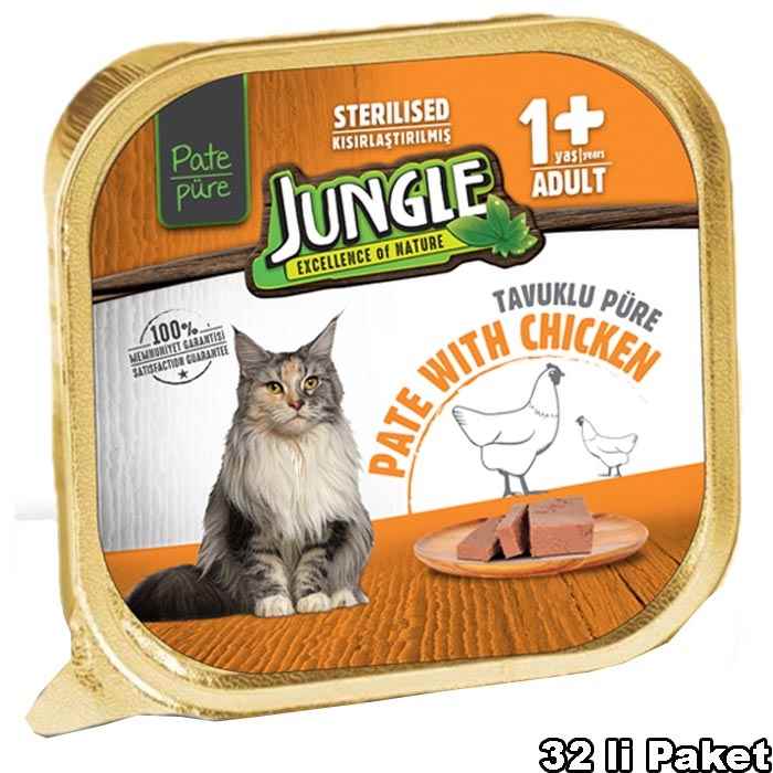 Jungle Kısır Kedi 100g 32