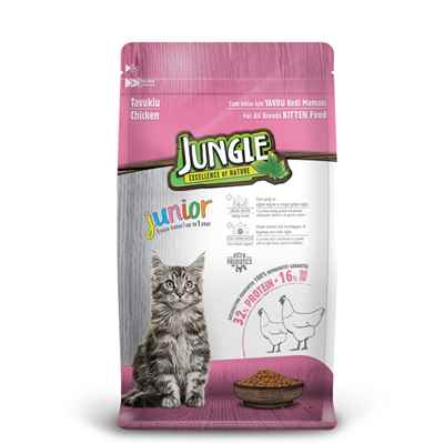 Jungle 1,5 kg Yavru Tavuklu Kedi Maması 
