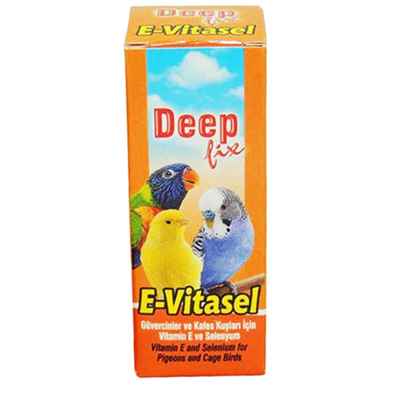 DeepFix E-Vitasel 30 ml Kuş Selenyum-12 Adet