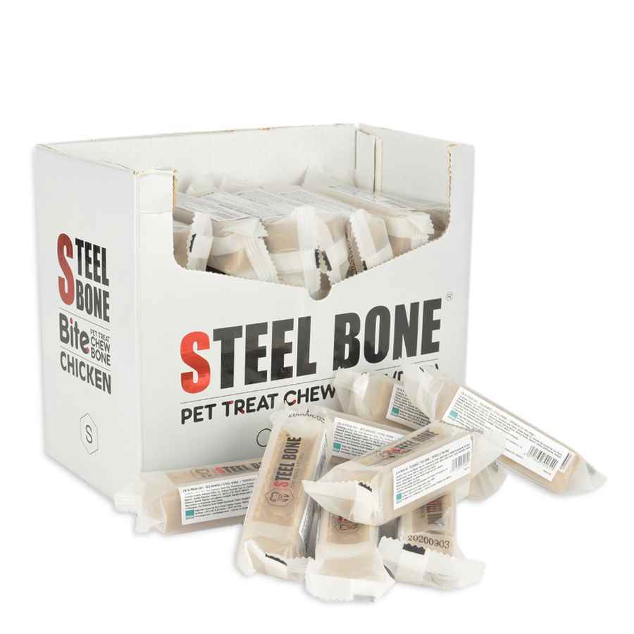 Steel Bone Tavuklu Köpek Ödülü 46 gr 48 Ad. Kutu