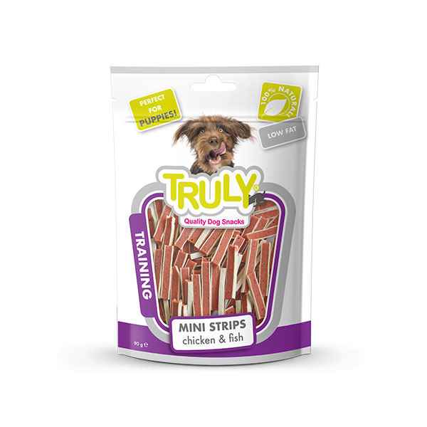 Truly Yumuşak Köpek Ödülü Mini Tav.-Mez. Sand.90Gr