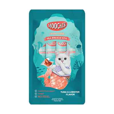Moochie Sıvı Kedi Ödülü Ton-İstakoz 5x15 Gr