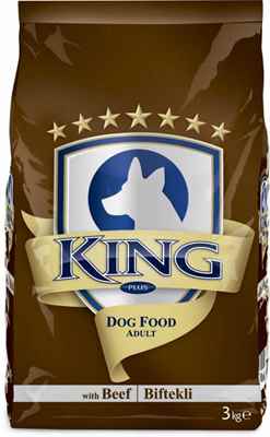 King Biftekli Yetişkin Köpek Maması 3 Kg