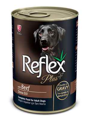 Reflex Plus Biftekli Köpek Konserve Sos İçinde Et Parçacıklı 400 Gr