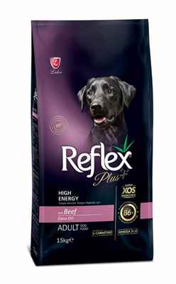 Reflex Plus Yüksek Aktiviteli Yetişkin Köpekler İçin Dana Etli Köpek Maması 15 Kg