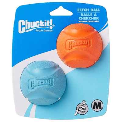 Chuckit! Fetch Ball 2'li Köpek Oyun Topu (Orta Boy)