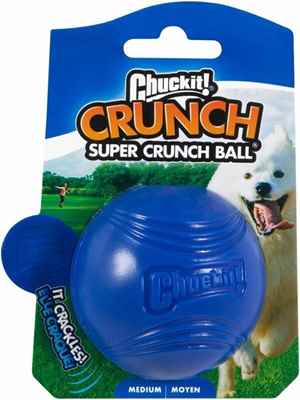 Chuckit! Super Crunch Ball Hışırtılı Köpek Oyun Topu (Orta Boy)