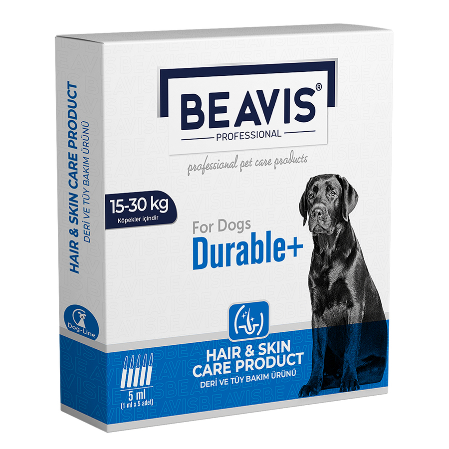 Beavis Durable+Dog Ense Damlası 15-30 Kg L.G (5 li paket)