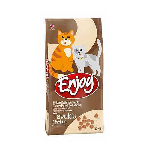 Enjoy 15 Kg Tavuklu Yetişkin Kedi Maması