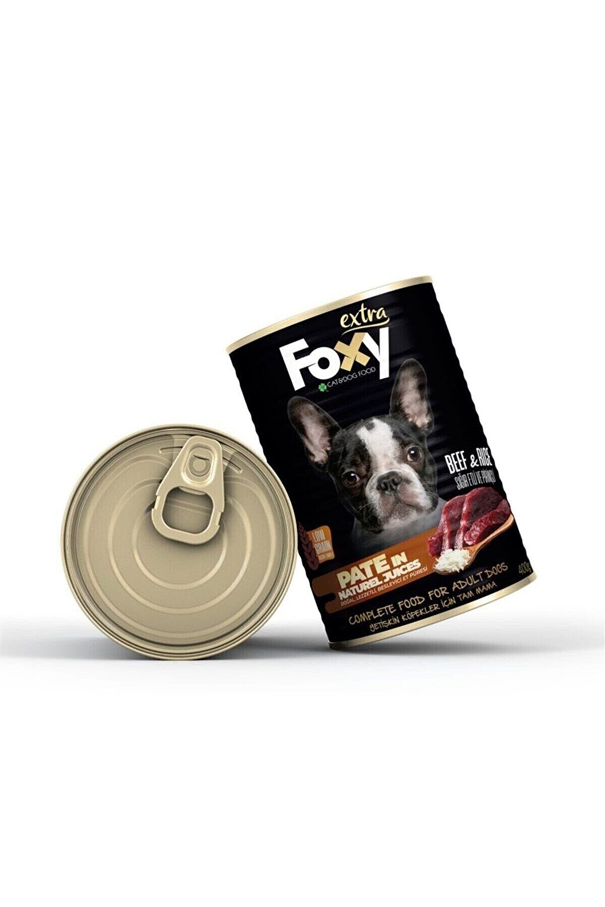 Foxy Ezme Yetişkin Köpek Konserve Çeşitleri 400 Gr x 24 Adet