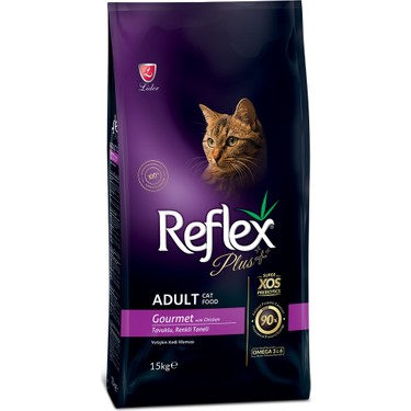 Reflex Plus 1 Kg Tavuklu Renkli Kedi Maması