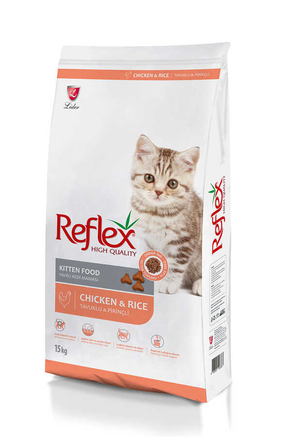 Reflex 15 Kg Tavuklu Pirinçli Yavru Kedi Maması
