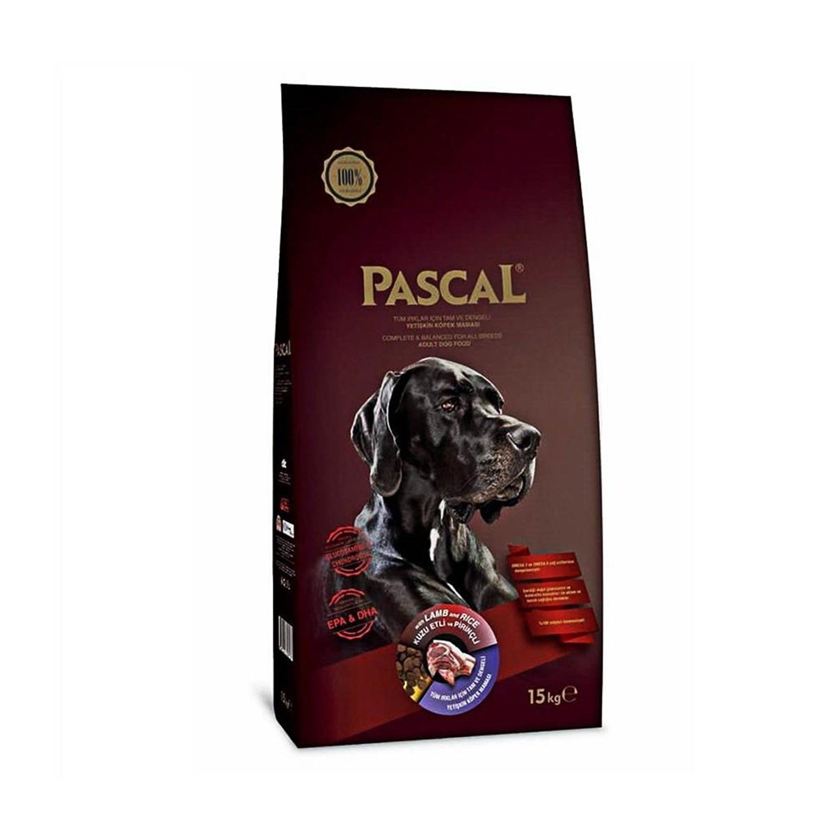 Pascal Kuzu Etli Yetişkin Köpek Maması 15 kg