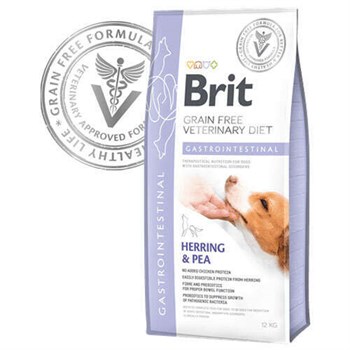 Brit Veterinary Diet Gastrointestinal Sindirim Sistemi Destekleyici Tahılsız Köpek Maması 12kg