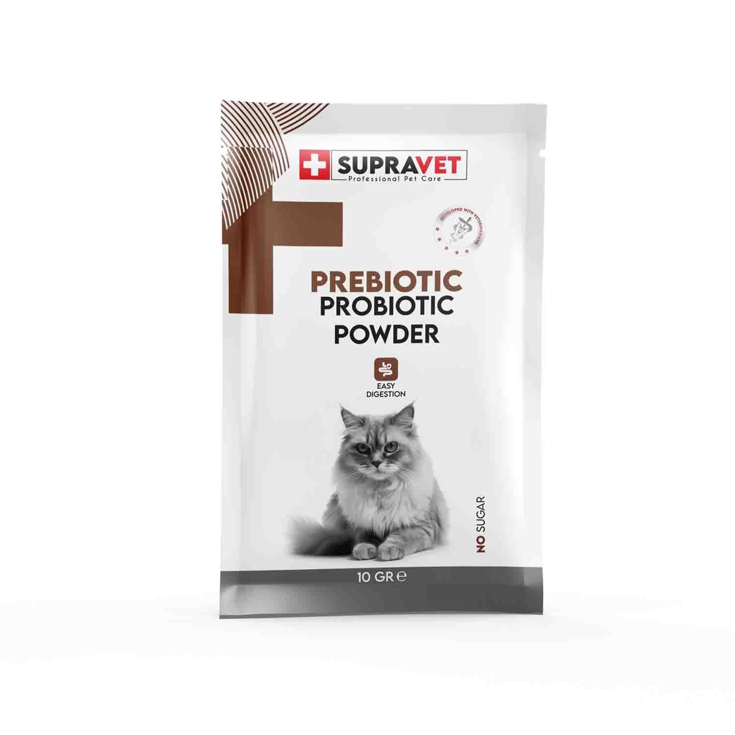 Supravet Kedi Bağışıklık Güçlendirici Toz Probiyotik + Prebiyotik Takviyesi 1,5gr - 1 Adet