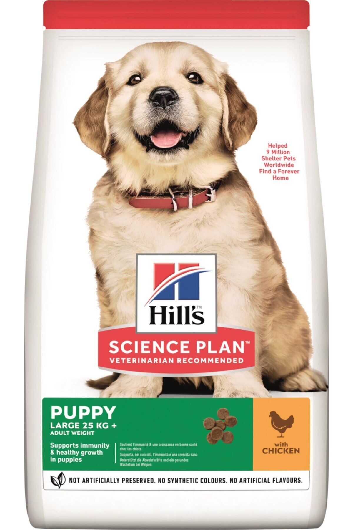 Hills Science Plan Tavuklu Büyük Irk Yavru Köpek Maması 2.5 Kg