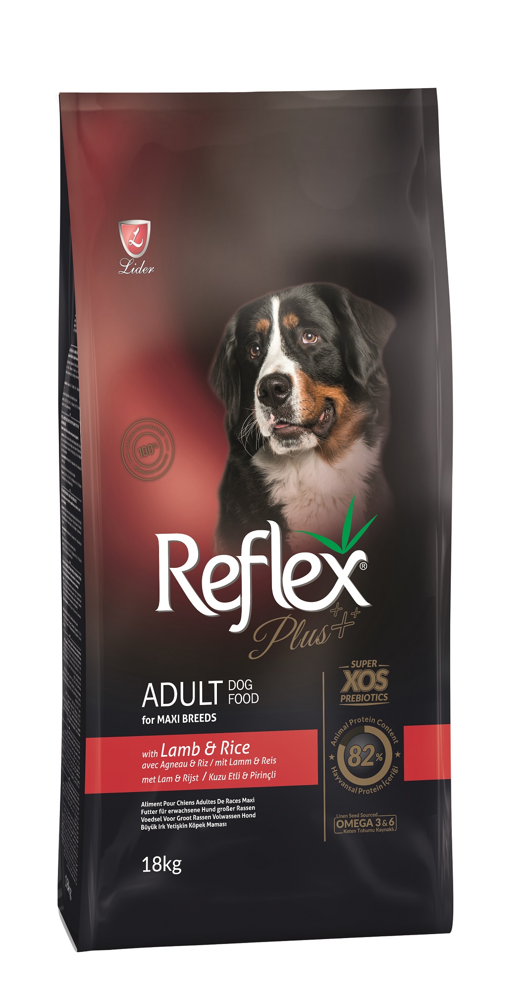 Reflex Plus Maxi Kuzu Etli Yetişkin Köpek Maması 18 Kg