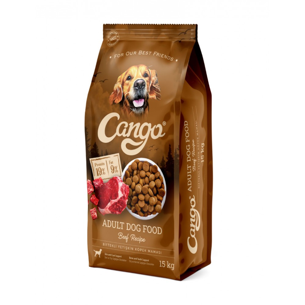 1 Kg Cango Biftekli Yetişkin Köpek Maması 