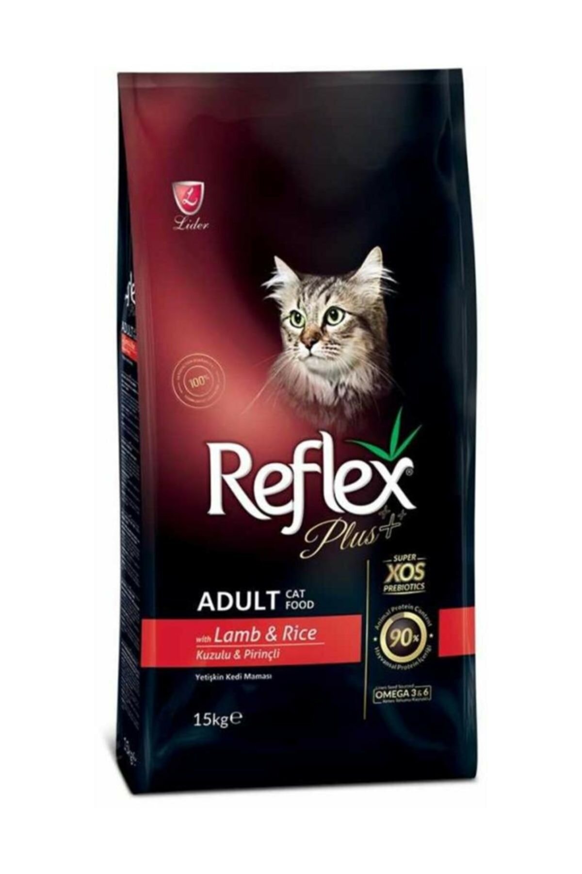 15 Kg Reflex Plus Kuzu Etli Yetişkin Kedi Maması