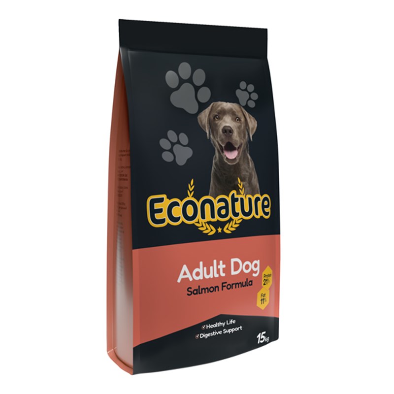 Econature Plus Somonlu Yetişkin Köpek Maması 15 kg