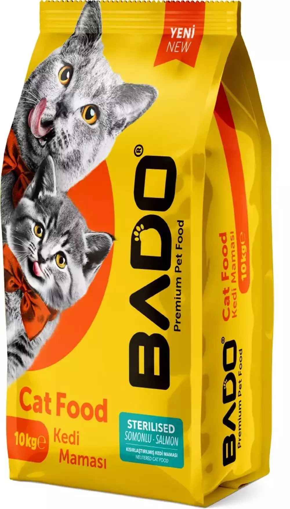 Bado Yetişkin Kısır Kedi Maması Somonlu 10 Kg