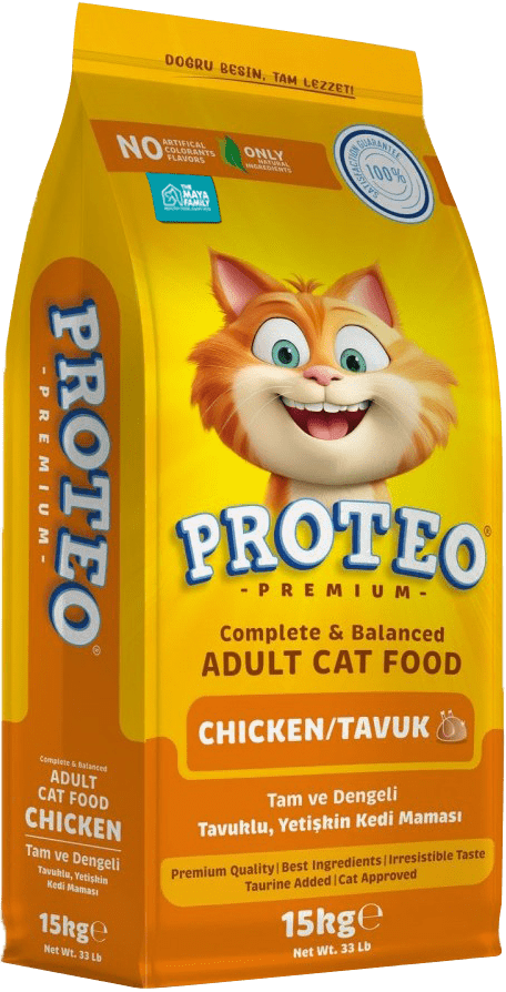 Proteo Tavuklu Yetişkin Kedi Maması 15 Kg