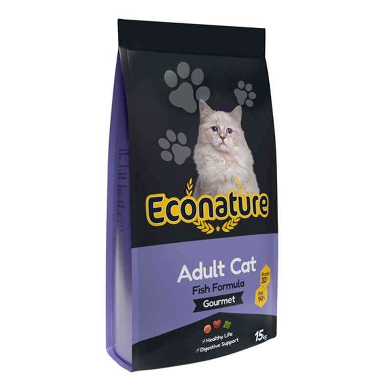 Econature 1 Kg Gurme Yetişkin Kedi Maması