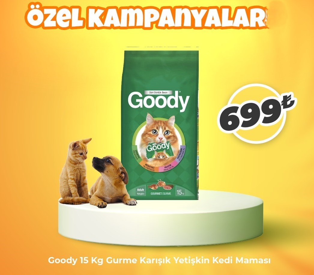Goody 15 Kg Gurme Karışık Yetişkin Kedi Maması