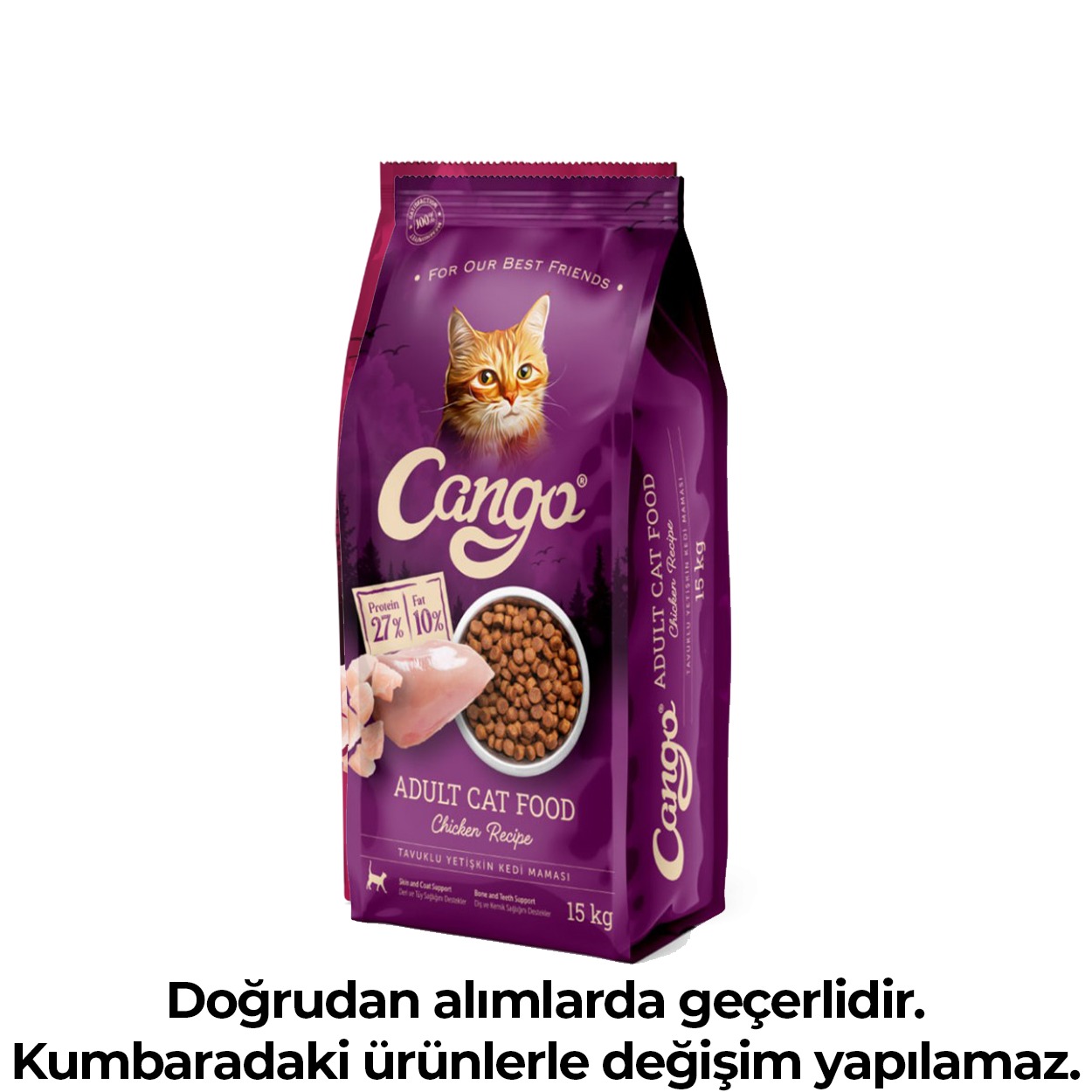 Cango Tavuk Etli Yetişkin Kedi Maması 15 Kg