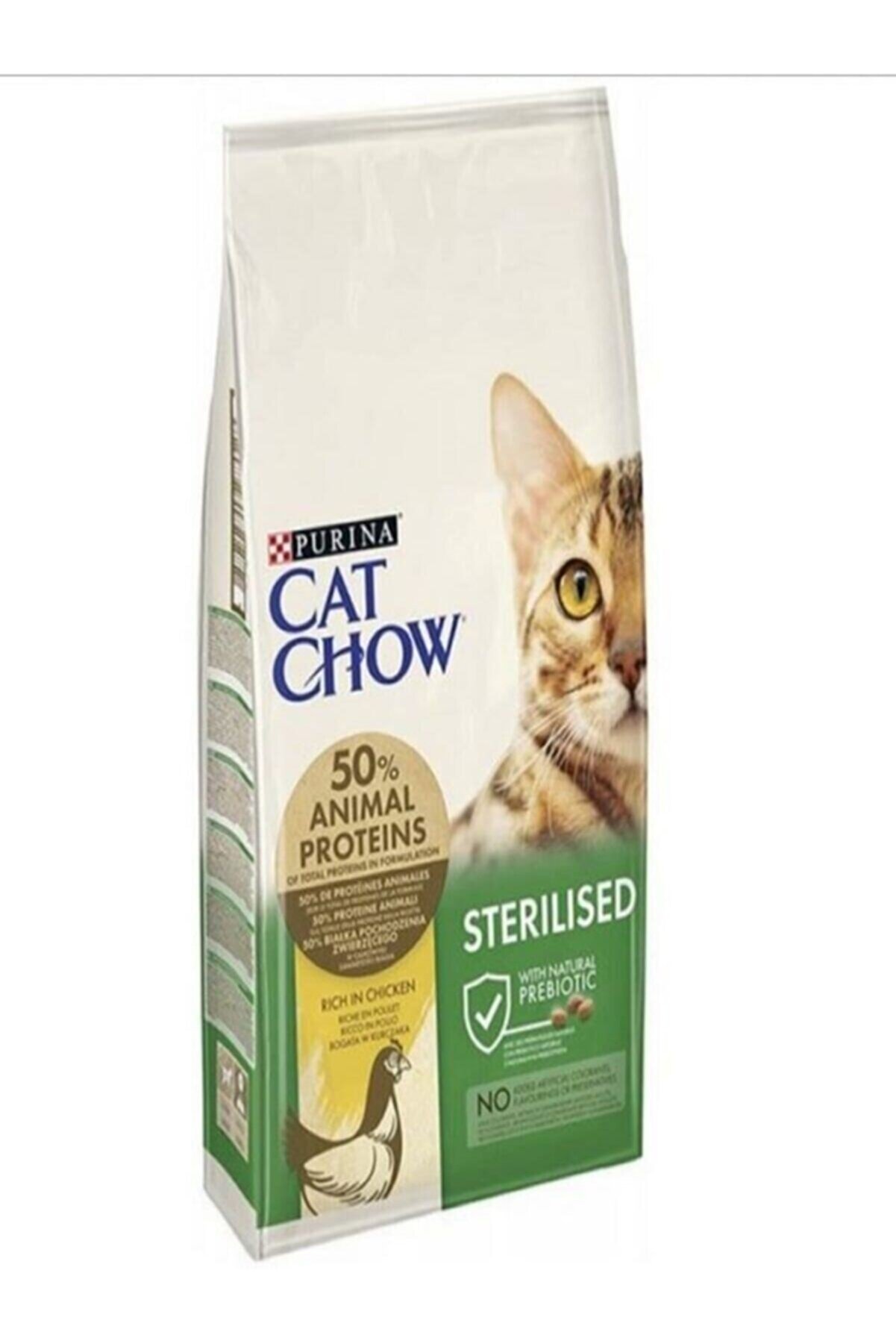 Purina Cat Chow Kısırlaştırılmış Kedi Maması Tavuklu 15 Kg