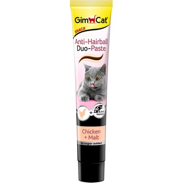 Gimcat Anti Hairball Tüy Yumağı Önleyici Tavuklu Kedi Ödül Macunu 50 gr