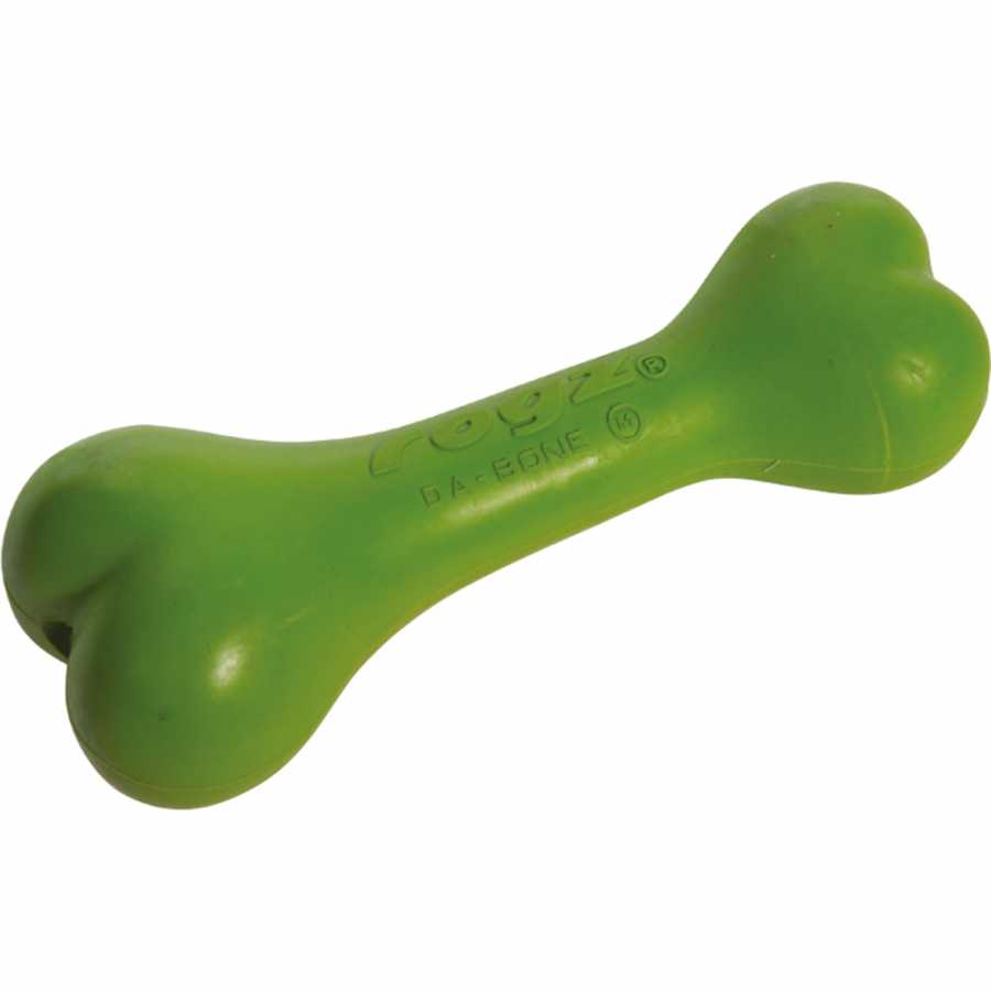 Rogz Köpek Kemik Oyuncak Ödül Hazneli Yeşil Small 9,5 cm