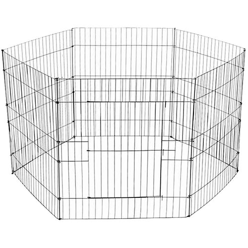 EuroGold 6 Parça Tel Panel Köpek Oyun Alanı 80x80 Cm
