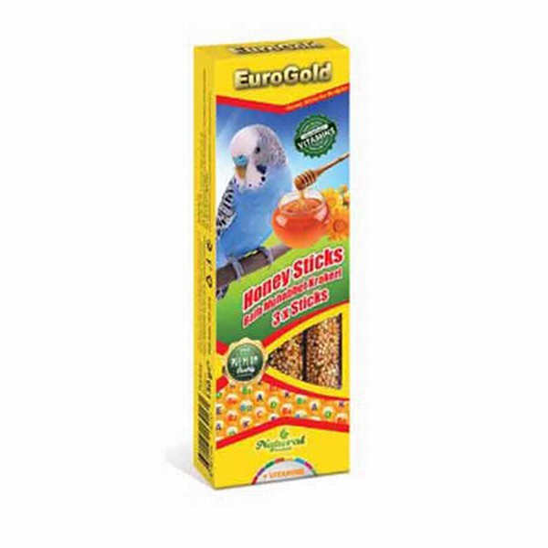 EuroGold Muhabbet Kuşu Ballı Kraker Üçlü 100 Gr