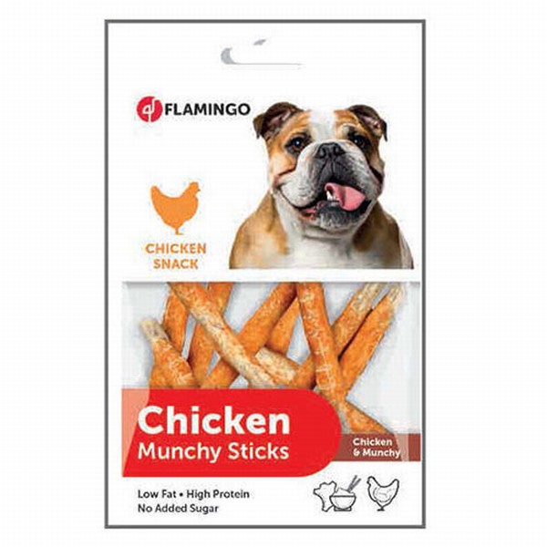 Flamingo Chicken Tavuk Eti Sargılı Munchy Köpek Ödülü 85 Gr