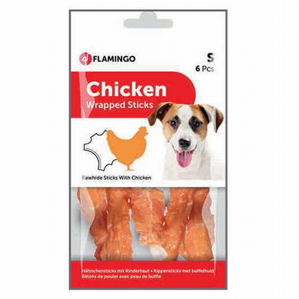 Flamingo Chicken Wrap Tavuklu Çubuk Köpek Ödülü 6