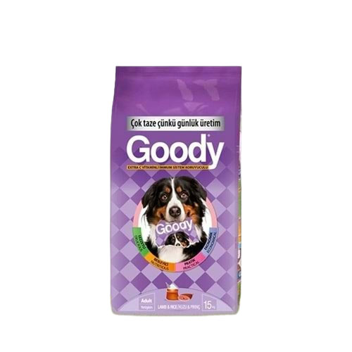 Goody C Vitaminli Lamb Kuzulu Pirinçli Yetişkin Köpek Maması 15 Kg