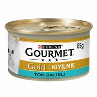 Gourmet Gold Kıyılmış Ton Balıklı Yetişkin Kedi Konservesi 85 Gr
