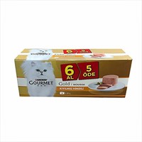 Gourmet Gold KÄ±yÄ±lmÄ±ÅŸ Hindi Etli YetiÅŸkin Kedi Konservesi 6 Al 5 Ã–de