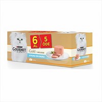 Gourmet Gold KÄ±yÄ±lmÄ±ÅŸ Ton BalÄ±klÄ± YetiÅŸkin Kedi Konservesi 6 Al 5 Ã–de