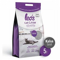 Leos Cat Litter Lavanta Kokulu Kalın Taneli Kedi Kumu 5 Lt
