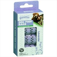 Pawise Lavanta Kokulu KÃ¶pek DÄ±ÅŸkÄ± PoÅŸeti 4 Rulo 15'li