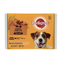 Pedigree Pouch Sığır Etli Kuzulu ve Hindili Yetişkin Köpek Konservesi 4x100 Gr