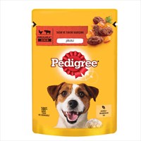Pedigree Pouch SÄ±ÄŸÄ±r Etli ve Tavuklu YetiÅŸkin KÃ¶pek Konservesi 100 Gr