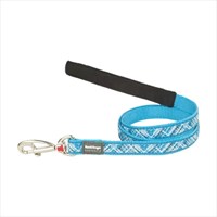 Reddingo Flanno Desenli Turkuaz KÃ¶pek Uzatma TasmasÄ± Large 25 Mm 1,2 Mt