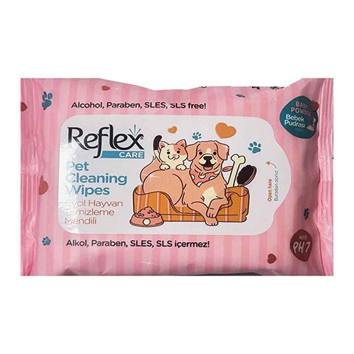 Reflex Kedi ve Köpekler İçin Çok Amaçlı Hijyenik Temizleme Mendili 10