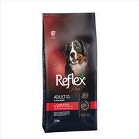Reflex Plus BÃ¼yÃ¼k Irk Kuzulu ve PirinÃ§li YetiÅŸkin KÃ¶pek MamasÄ± 18 Kg