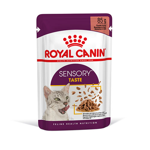 Royal Canin Sensory Taste Gravy Adult Yetişkin Kedi Konservesi 12 Adet 85 Gr